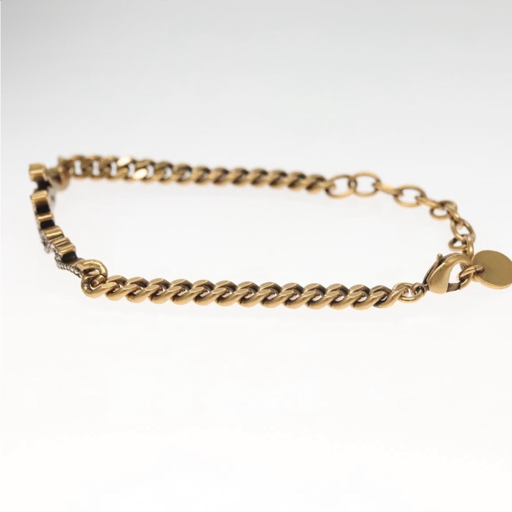 Christian Dior Bracelet brass hardware with Dior dust bag - Picture 2 of 8